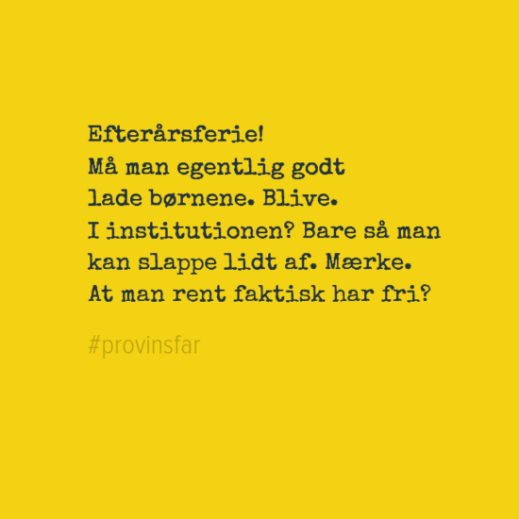 Efterårsferie